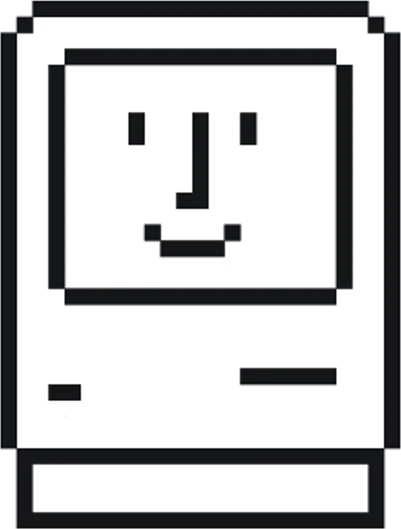 Happy Mac — the 1984 Macintosh startup icon